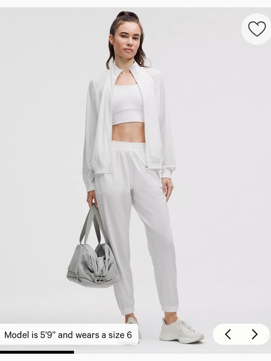 lululemon athletica Pants - lululemon athletica White Lightweight Jogger Pants
